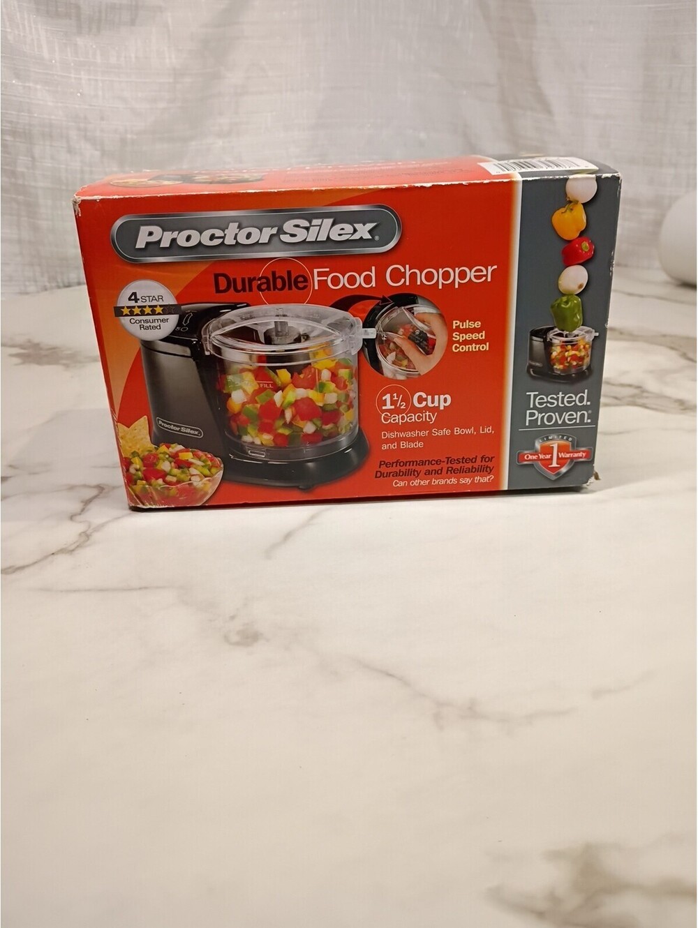 Proctor Silex 72507 1.5 Cup Food Chopper New